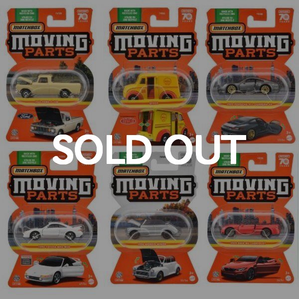 Matchbox Moving Parts Mix C 6種8台セット 仮予約受付 2023年5月下旬発売予定 - ホットウィール通販専門店  WHEEL'S GARAGE