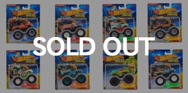 画像1: Monster Trucks 2025 Mix F 全8種セット モンスタートラック（仮予約受付） 2025年5月下旬発売予定  (1)
