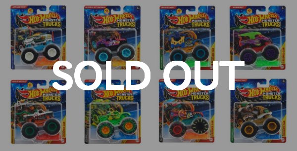 画像1: Monster Trucks 2025 Mix G 全8種セット モンスタートラック（仮予約受付） 2025年6月中旬発売予定  (1)