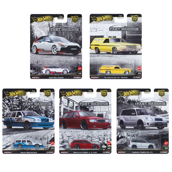 画像1: 【まとめ買い】Car Culture FAST WAGONS 2025年6月下旬発売分 全5種セット （仮予約受付） (1)