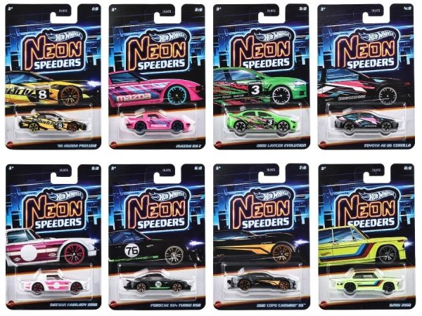 画像1: Neon Speedersアソート Mix E 8種10台セット （仮予約受付） 2025年7月上旬入荷予定 (1)