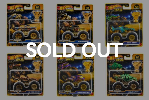 画像1: Monster Trucks Trophy Champion 2025 Mix C 6種セット （仮予約受付） 2025年7月中旬発売予定  (1)