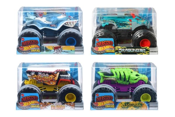 画像1: Monster Trucks Oversized 2025 Mix K 4種セット（仮予約受付） 2025年7月中旬発売予定  (1)