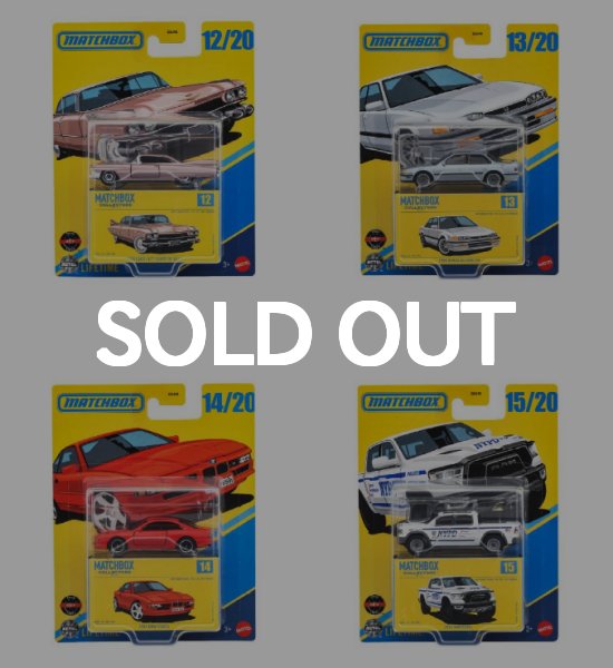 画像1: Matchbox Collectors Mix B 4種セット 仮予約受付 2025年7月下旬発売予定 (1)