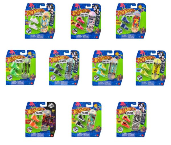 画像1: Hot Wheels Skate 2025 Mix E 10種16台セット（仮予約受付） 2025年8月下旬発売予定  (1)
