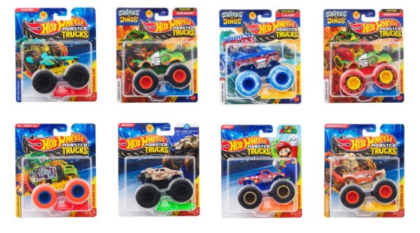 画像1: Monster Trucks 2025 Mix K 全8種セット モンスタートラック（仮予約受付） 2025年9月上旬発売予定  (1)