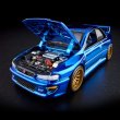 画像2: 1998 SUBARU IMPREZA 22b-STi VERSION  / 2025 RLC Exclusive (2)