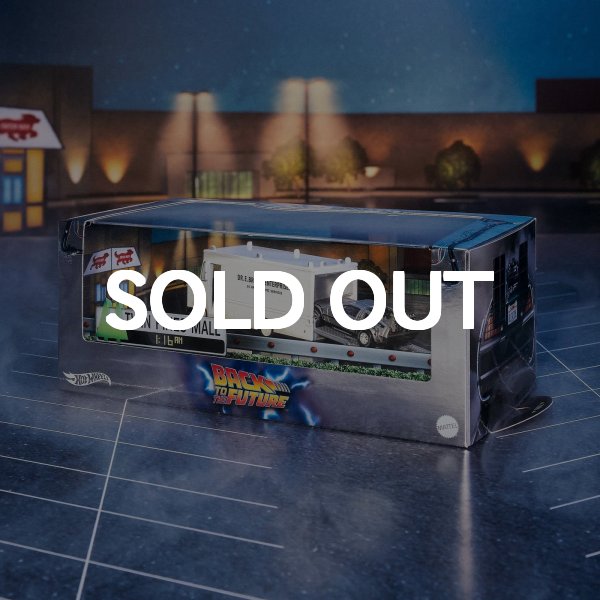 画像1: Hot Wheels Back to the Future 40th Anniversary Set (1)