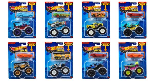 画像1: ホットウィール モンスタートラック + ダイキャストカー アソートメント（仮予約受付） 2025年12月上旬発売予定  (1)