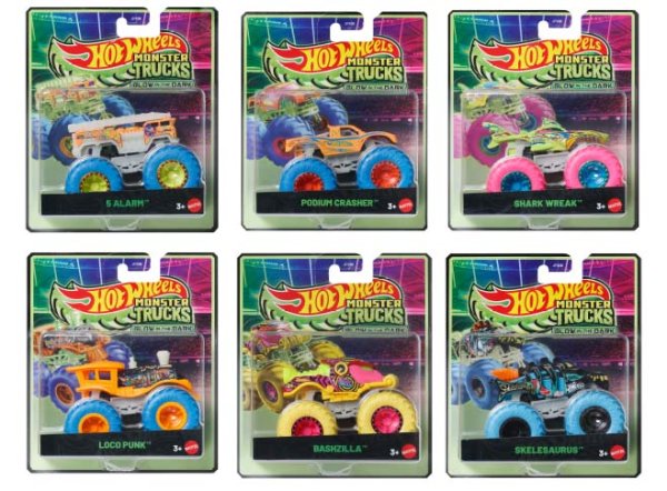 画像1: 光る！モンスタートラック アソート 全6種（仮予約受付） 2025年1月下旬発売予定  (1)