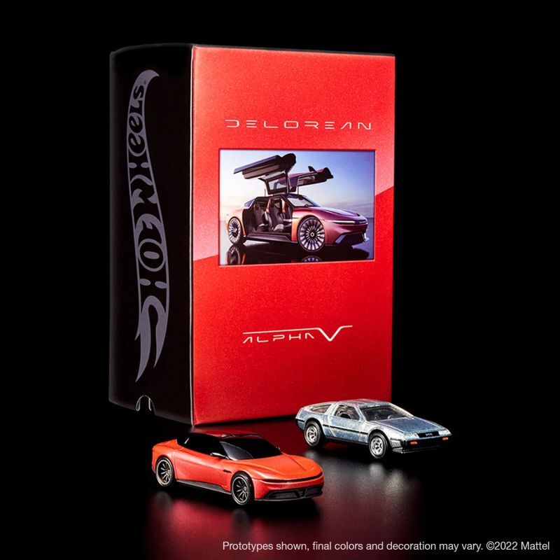 Hot Wheels x DeLorean | DMC-12 & Alpha5 Collector Set デロリアン 