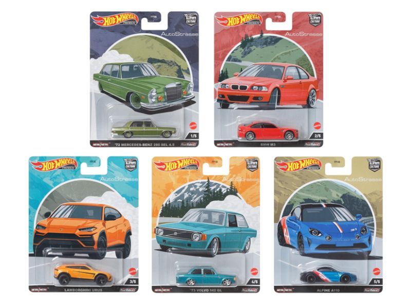 まとめ買い】Car Culture Auto Strasse 2022年12月中旬発売分 全5種セット 仮予約受付 - ホットウィール通販専門店  WHEEL'S GARAGE