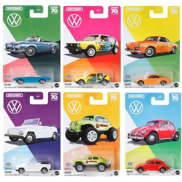 Matchbox Theme Volkswagen/ マッチボックス テーマアソート フォルクスワーゲン 6種10台セット 仮予約受付  2023年5月下旬発売予定 - ホットウィール通販専門店 WHEEL'S GARAGE