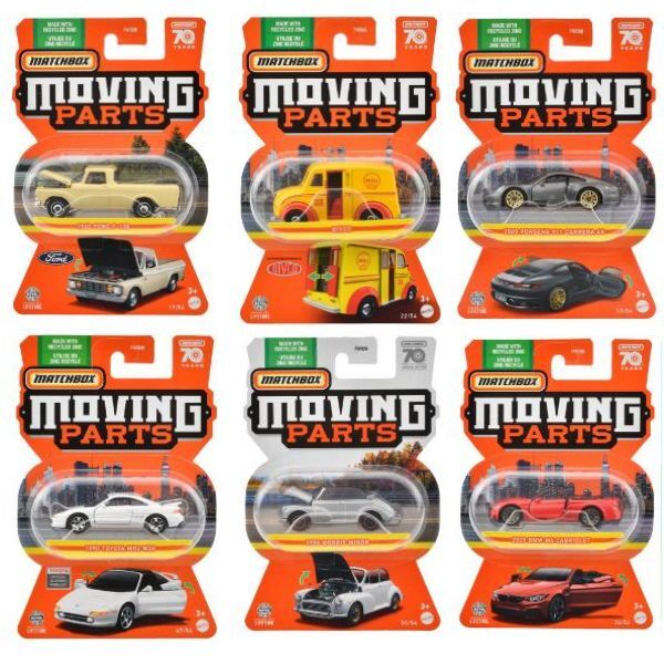 Matchbox Moving Parts Mix C 6種8台セット 仮予約受付 2023年5月下旬